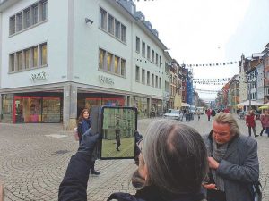 Testen des AR Stadtrundgang in Villingen