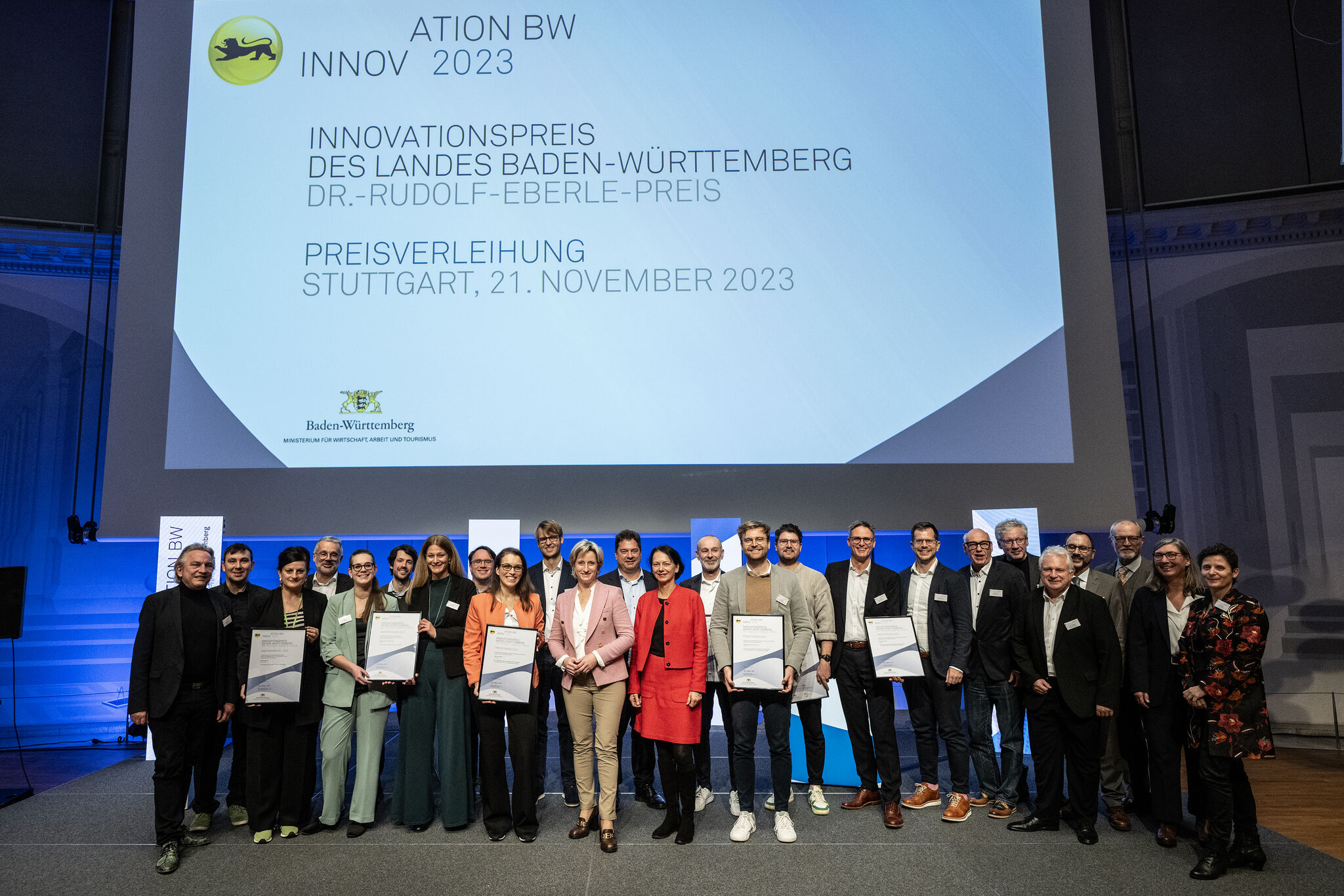 Wir sind ausgezeichnet mit dem Innovationspreis Baden-Württembergs